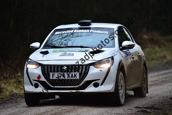 The Riponian Stages Rally 2025, Round 1 of the FUCHS UK British Historic Rally Championship